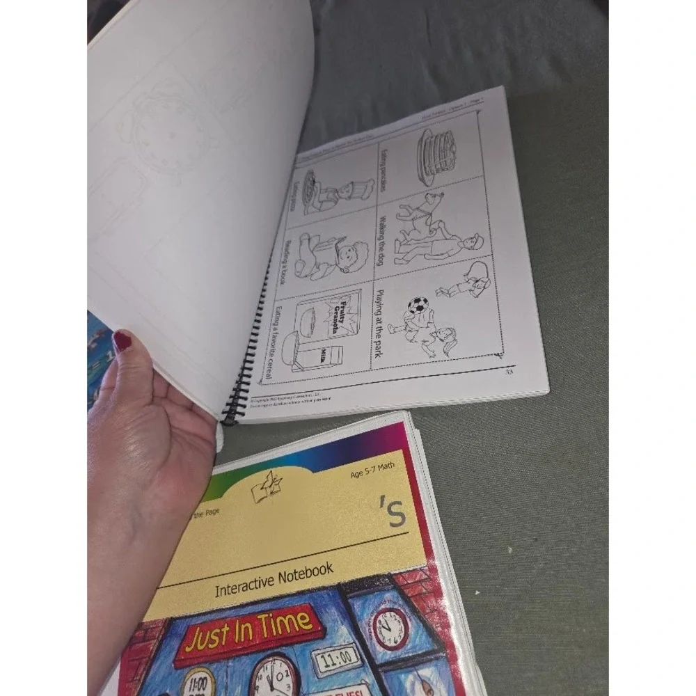 Moving Beyond the Page Age 5-7 Math Curriculum Student Activity Books Notebook